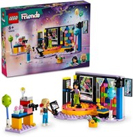 Музыкальный набор для караоке-вечеринки LEGO Friends, музыкальная игрушка для девочек, мальчиков и детей от 6 лет, которые любят петь, ролевые игры с мини-куколками Новой и Лианн, а также микрофоны, идея для подарка 42610 1000000473