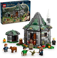 LEGO Harry Potter Hagrid’s Hut: An Unexpected Visit, игрушечный домик для детей от 8 лет, мальчиков и девочек, в комплект входят фигурки дракона и собаки, а также 5 минифигурок персонажей, включая Гермиону и Рона, идея для подарка 76428 1000000390