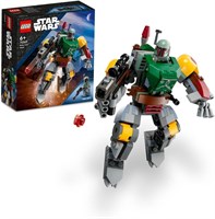 LEGO 75369 Звездные войны Боба Фетт Мех, сборная фигурка с бластером, стреляющим шипами, и реактивным ранцем с флик-шутером, коллекционный набор для детей 1000000392
