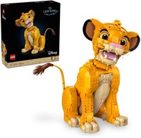 LEGO ? Disney Молодой Симба, Король Лев, коллекционный набор для сборки фигурок животных, набор для сборки моделей для взрослых, украшение дома или офиса, ностальгическая идея подарка для женщин, мужчин, нее, него и поклонников 43247 1000000454