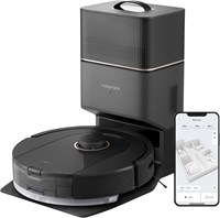 Робот-пылесос и швабра roborock Q5 Pro+, самоопорожнение, максимальная мощность всасывания 5500 Па, щетка DuoRoller, уборка без помощи рук до 7 недель, точная навигация, идеально подходит для твердых полов, ковров и шерсти домашних животных 1000000944
