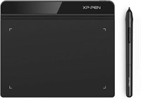 Xp-Pen Starg640 Ультратонкий графический планшет для рисования (6" X 4", 8192 уровня чувствительности к нажатию, стилус без батареи, черный) 1000001040