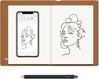 Цифровой блокнот HUION Note 2-в-1, графический планшет с пером без батареи, беспроводной Bluetooth-планшет, электронный блокнот для записей, цифрового искусства и встреч, пополняемый блокнот формата A5, 9,5x7 дюймов 1000001042