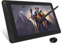 Графический планшет HUION KAMVAS 13 с полностью ламинированным экраном, стилусом без батареи PW517, наклоном, 8 клавишами, 13,3-дюймовым перьевым дисплеем для Android, Mac, Linux и Windows PC, черный 1000001054