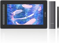 XP-PEN Artist12_2nd 11,9-дюймовый графический монитор с перьевым дисплеем, полностью ламинированная технология, графический монитор с функцией наклона, интеллектуальный стилус X3 без батареи, полнофункциональное подключение USB-C (черный) 1000001055