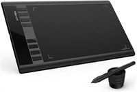 Графический планшет XP-PEN Star03 12 дюймов с 8 горячими клавишами, безбатарейные графические перья 10x6 дюймов, рабочая область для художественного дизайна, поддержка Windows 10/8/7 и Mac OS (Star03 Black) 1000001061