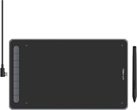Графический планшет для рисования XP-PEN Deco L, ультратонкий цифровой планшет с функцией наклона пера X3 Smart Chip, 8 клавиш быстрого доступа, рабочая область 10x6 дюймов (черный) 1000001068