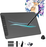 Графический планшет VEIKK VK1060PRO V2, графический планшет размером 10 x 6 дюймов с 8 клавишами быстрого доступа, 8192 уровня, без батареи, поддерживает функцию наклона, подходит для цифрового рисования, проектирования 1000001090