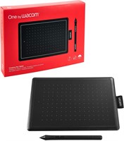 Цифровой графический планшет Wacom CTL-472/K0-CX (красный и черный), маленький (6 дюймов x 3,5 дюйма) (15x8 см) | Беспроводное перо без батареи с 2048 уровнями нажатия 1000001098