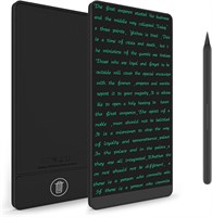 Azonee LCD Writing Tablet, электронная черная доска для письма, полноэкранный стираемый графический планшет для детей, делающих черновики, делающих заметки и оставляющих сообщения, экран 6,5 дюймов 1000001115