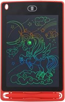 Планшет для письма SKY-TOUCH LCD 8,5 дюймов, портативный стираемый многоразовый блокнот для письма и рисования, обучающие игрушки, детский блокнот для письма для мальчиков и девочек (красный) 1000001119