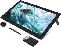 Графический планшет для рисования HUION Kamvas Pro 24 4K UHD с полностью ламинированным экраном, антибликовым стеклом, 140% sRGB, безбатарейным стилусом, чувствительностью пера 8192, беспроводной клавишей Express Key KD100, 23,8 дюйма 1000001133