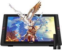 Монитор для рисования XP-PEN 22R Pro с графическим дисплеем 21,5 дюйма, IPS-монитор с двумя красными колесиками прокрутки и 20 клавишами Express Keys, безбатарейный стилус, поддержка наклона 88% NTSC (Adobe RGB?90%?sRGB?120%) 1000001134