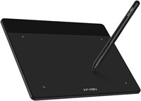 XP-PEN Deco Fun S 8192 Levels Пассивный графический планшет со стилусом и наклоном 60°, планшет для рисования 6 x 4 дюйма для дистанционного обучения или игры в OSU – классический черный 1000001139