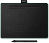 Беспроводной графический планшет Wacom Intuos 10,4" X 7,8", черный с фисташковым акцентом (CTL-6100WLE) 1000001183