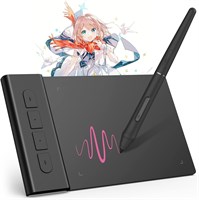 Графический планшет OSU Tablet, портативный компьютерный графический планшет с 4 клавишами быстрого доступа, 8192 уровня, стилус без батареи, цифровой планшет 4x3 дюйма, совместимый с Windows/Mac/Linux/Android для игры OSU 1000001184