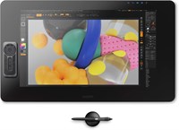 Сенсорный дисплей Wacom Cintiq Pro 24 для креативного пера — графический монитор для рисования с разрешением 4K, чувствительностью пера 8192 и цветовым охватом Adobe RGB 99% (DTH2420K0), черный 1000001217