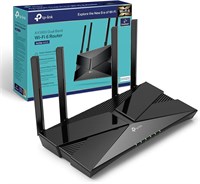 Маршрутизатор TP-Link WiFi 6 OneMesh, гигабитный VPN-маршрутизатор AX1800 Мбит/с, двухъядерный процессор, оптоволоконный маршрутизатор, кибербезопасность WPA3, идеально подходит для игр Xbox/PS4/Steam (Archer AX23) 1000001307