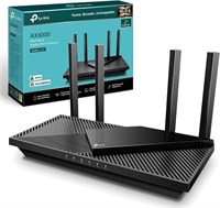 TP-Link Next-Gen Wi-Fi 6 AX3000 Мбит/с двухдиапазонный гигабитный беспроводной маршрутизатор, поддержка OneMesh™, 1 порт USB 3.0, идеально подходит для игр Xbox/PS4/Steam и 8K, совместим с Alexa (Archer AX55) 1000001310