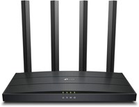 TP-Link AX1500 Wi-Fi 6, двухдиапазонный гигабитный маршрутизатор — скорость следующего поколения до 1,5 Гбит/с | OFDMA и MU-MIMO, формирование луча для расширенного покрытия, увеличенный срок службы батареи с целевым временем пробуждения (Archer AX12) 1000001312
