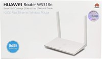 HUAWEI 2724652191302 МАРШРУТИЗАТОР WS318N, N300 FAST ETHERNET WIRELESS, АНТЕННЫ 5DBI, СКОРОСТЬ ПОДКЛЮЧЕНИЯ ДО 300 МБИТ/С 1000001344