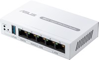 ASUS ExpertWiFi EBG15, гигабитный проводной VPN-маршрутизатор, до 3 портов WAN Ethernet + 1 USB WAN, предотвращение вторжений IPS, безопасность сети коммерческого уровня, простое централизованное управление Приложение ExpertWiFi - Белый 1000001366