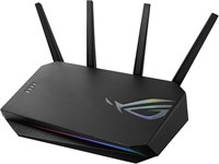 ASUS ROG Strix GS-AX5400 Gaming Combinable Router (Tethering as 4G and 5G Router Replacement, Ai Mesh WLAN System, WiFi 6 AX5400, PS5 Compatible, Gaming Engine with Aura RGB, Gigabit LAN) 1000001373