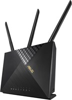 ASUS 4G-Ax56 Gigabit Ethernet двухдиапазонный беспроводной маршрутизатор - Captive Portal, Aiprotection Classic Network Security, Parental Controls - черный 1000001386
