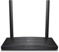 Двухдиапазонный маршрутизатор Wi-Fi TP-Link Archer VR400 AC1200 Мбит/с, профиль VDSL2 17a, VDSL/FTTC/FTTS/ADSL, 4 гигабитных порта, 1 порт USB, RJ11, технология OneMesh TP-Link, MU-MIMO, формирование луча, QoS, черный 1000001391
