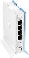Mikrotik RB941-2nD-TC hAP Lite 32 МБ 4 X 10/100 2.4 ГГц 802.11b/g/n 2x2 OSL4 1000001445