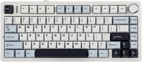 Механическая клавиатура EPOMAKER x AULA F75 Gasket, 75% беспроводная игровая клавиатура с возможностью горячей замены, пятислойной подкладкой и ручкой, Bluetooth/2,4 ГГц/USB-C, RGB (голубая, переключатель LEOBOG Reaper) 1000001491