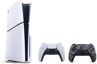 SIE Sony PlayStation 5 Slim Disc с дополнительным контроллером Dualsense Grey Camouflage — международная версия 1000001494