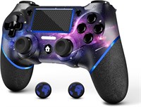 Беспроводной контроллер AceGamer для PS4, игровой контроллер для PS4 с двойной вибрацией, сенсорной панелью, стереоразъемом для наушников, шестиосевым управлением движением, совместим с консолями PS4/Slim/Pro (Galaxy) 1000001514