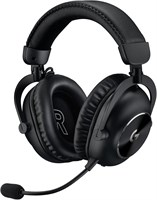 Беспроводная игровая гарнитура Logitech G PRO X 2 LIGHTSPEED, съемный подвесной микрофон, 50-миллиметровые графеновые динамики, DTS: X Headphone 2.0—7.1 Surround, Bluetooth/USB/3,5-миллиметровый Aux, для ПК, PS5, PS4, Nintendo Switch — черный 1000001533