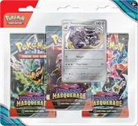 Pokemon TCG: Scarlet & Violet—Twilight Masquerade 3-Pack Blister: Revavroom (3 бустера и 1 фольгированная промо-карта) 1000001535