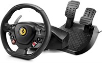 Рулевое колесо Thrustmaster T80 RW Ferrari 488 GTB — реалистичные ощущения от вождения для PlayStation — станьте королем трассы — ПК/PS4/PS5 1000001586