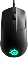 SteelSeries Rival 3 — игровая мышь — оптический сенсор TrueMove Core с разрешением 8500 CPI — 6 программируемых кнопок — раздельные кнопки-триггеры — черный цвет 1000001600