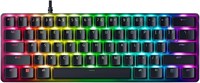 Компактная игровая клавиатура Razer Huntsman Mini 60%: фиолетовые переключатели, щелкающие оптико-механические переключатели, колпачки клавиш Doubleshot PBT, съемный кабель USB-C, раскладка US - черный 1000001609
