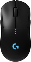 Беспроводная игровая мышь Logitech G PRO, датчик HERO 25K, 25 600 точек на дюйм, RGB, сверхлегкая, 4–8 программируемых кнопок, длительное время работы от батареи, совместима с POWERPLAY, создана для киберспорта, ПК/Mac — черная 1000001621