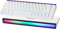 Проводная магнитная игровая клавиатура EPOMAKER Aula Hero68 HE, регулируемое срабатывание 0,01 мм, быстрый переключатель эффекта Холла, опрос 8 кГц, 5-слойное звукопоглощение, RGB-корпус и подсветка (белая) 1000001658