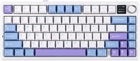 EPOMAKER X AULA F75 MAX Трехрежимная беспроводная игровая клавиатура, TFT-экран, ручка, горячая замена, 2,4 ГГц/Type-C/BT5.0, прокладка кремового цвета, для ПК/Mac/Офиса/Игр (синий, белый и фиолетовый) 1000001659