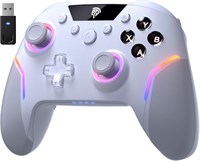 Беспроводной игровой контроллер EasySMX X20 с RGB-подсветкой, 2-ступенчатым датчиком Холла, частотой опроса 1000 Гц, 6-осевым гироскопом на нескольких платформах, механическими кнопками — совместим с ПК/Switch/Steam/Android 1000001706