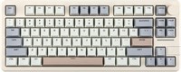 Беспроводная игровая клавиатура EPOMAKER Galaxy70, 75% алюминий, механическая, Bluetooth 5.0/2.4GHz/USB-C, программируемая проводная клавиатура кремового цвета, горячая замена (белая, лепестковый переключатель) 1000001736