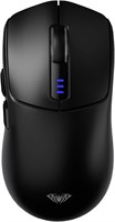 Беспроводная игровая мышь AULA SC580, игровая мышь с тремя режимами 2.4G/BT5.0/USB-C, перезаряжаемая беспроводная мышь с разрешением 12000 точек на дюйм и 6 программируемыми кнопками, эргономичная компьютерная мышь для ноутбука/ПК/Mac/планшета 1000001742