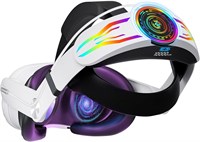 Ремешок на голову GEEKERA для Meta Quest 3/Quest 3S, аккумулятор емкостью 10000 мАч для Oculus Quest 3 с RGB-подсветкой, увеличенное время воспроизведения до 6 часов с улучшенным комфортом и балансом, аксессуары для виртуальной реальности, регулируемый ре 1000001748