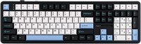 Беспроводная игровая клавиатура EPOMAKER AULA F108, полноразмерная механическая клавиатура с аккумулятором 8000 мАч, 108 программируемых клавиш с возможностью горячей замены, RGB-подсветка, для Mac/ПК/Android (синий, белый и черный) 1000001777