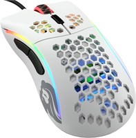 Glorious Model D Minus Honeycomb Gaming Lightweight RGB PC Mouse, матово-белый, 61 г, GLO-MS-DM-MW 1000001780