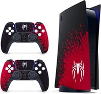 NOWSKINS Скин Супергероя Человека-паука для PS5 для Playstation 5, набор премиальных виниловых обложек 3M для Playstation 5 Disc Edition и наклейки для контроллера PS5 (PS5 Disc Edition) 1000001805