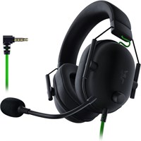 Игровая гарнитура Razer BlackShark V2 X: объемный звук 7.1 - 50-миллиметровые динамики - амбушюры из пены с эффектом памяти - ПК, PS4, PS5, Nintendo Switch, Xbox One, Xbox Series X и S, мобильные устройства - аудиоразъем 3,5 мм - черный 1000001882