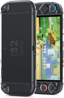 Чехол Spigen Air Fit, разработанный специально для Nintendo Switch 2 (2025), тонкий прозрачный чехол со съемным контроллером Joy-Con - кристально чистый 1000001884